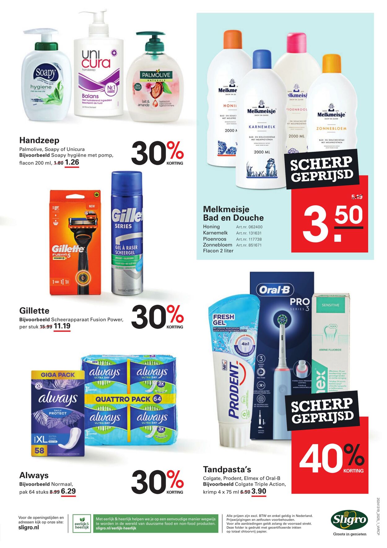 Folder Sligro 02.01.2025 - 20.01.2025