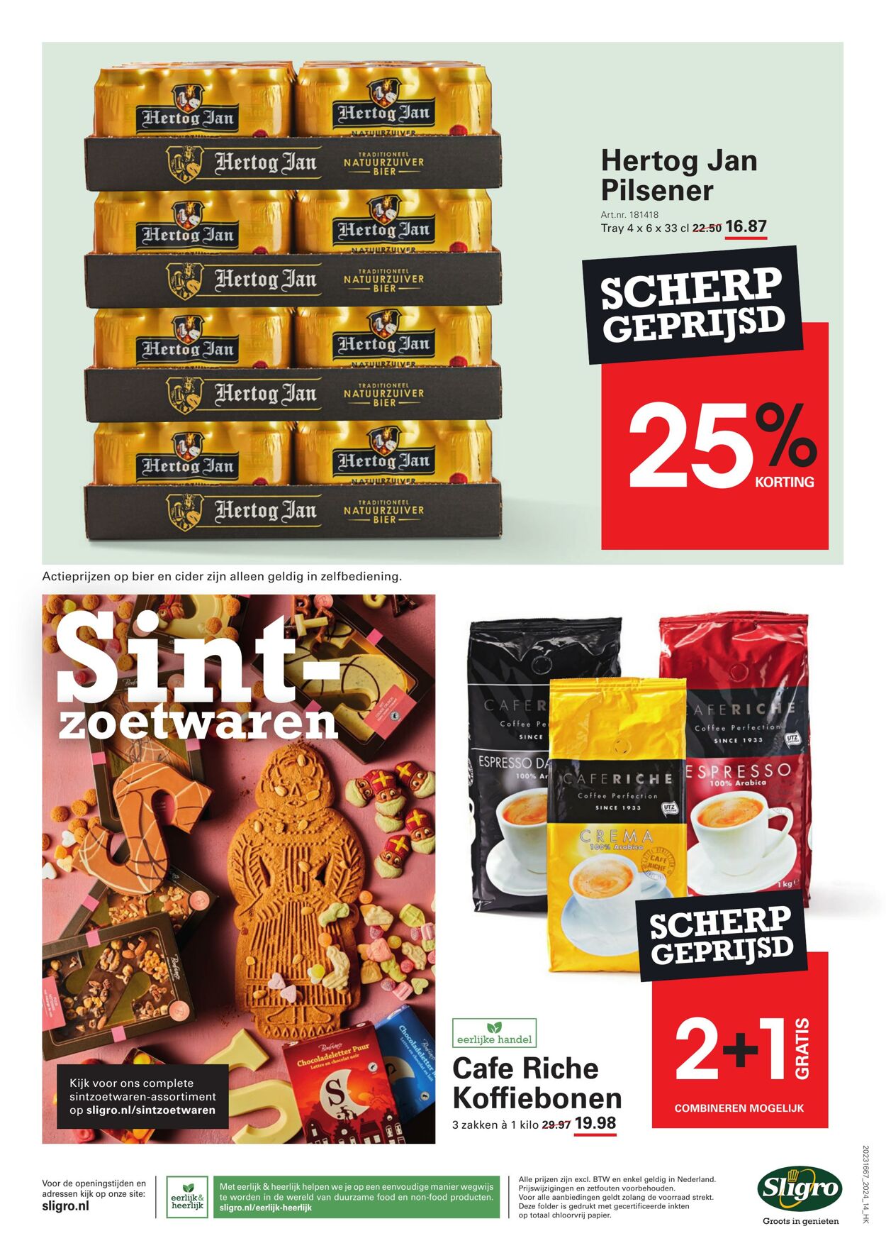 Folder Sligro 23.10.2024 - 11.11.2024