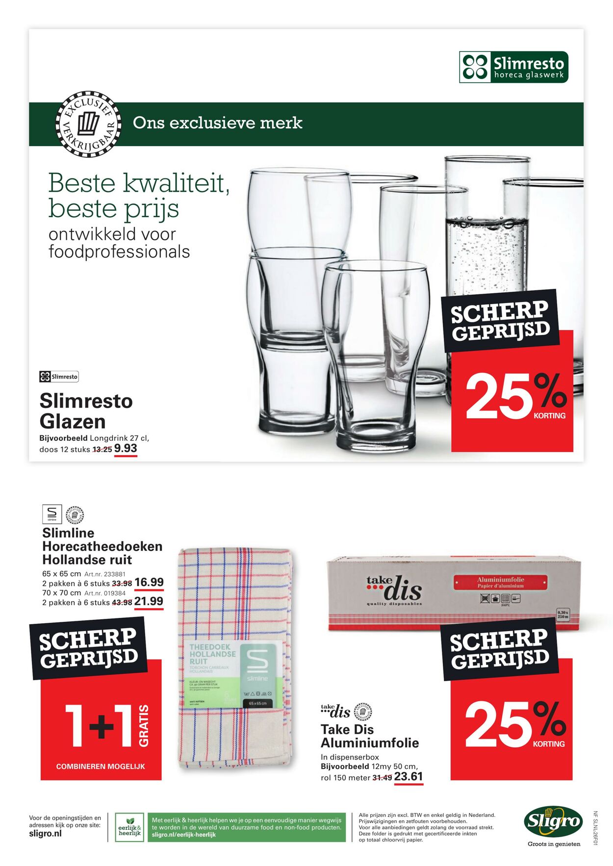Folder Sligro 05.01.2026 - 26.01.2026