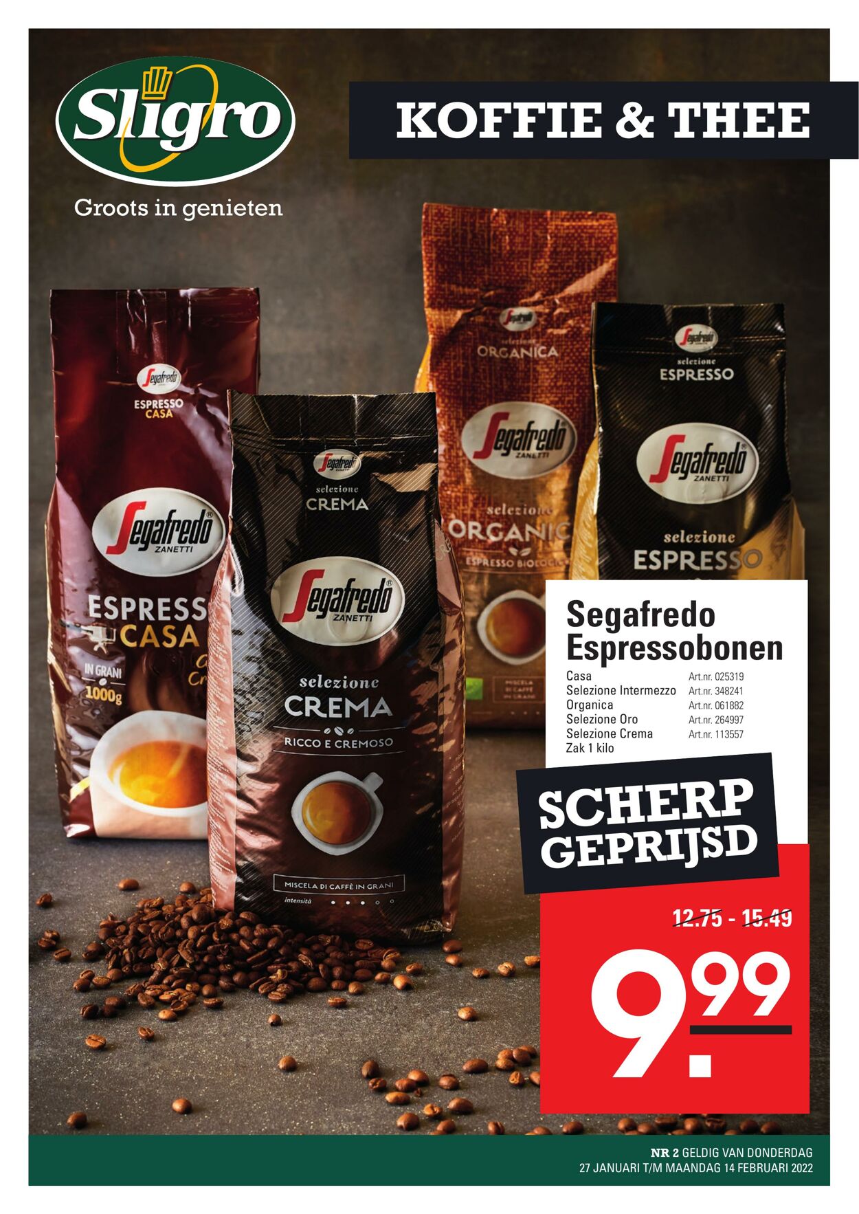 Sligro Promotionele Flyer - Geldig Vanaf 27.01 Tot 14.02 - Pagina Nr 1 ...