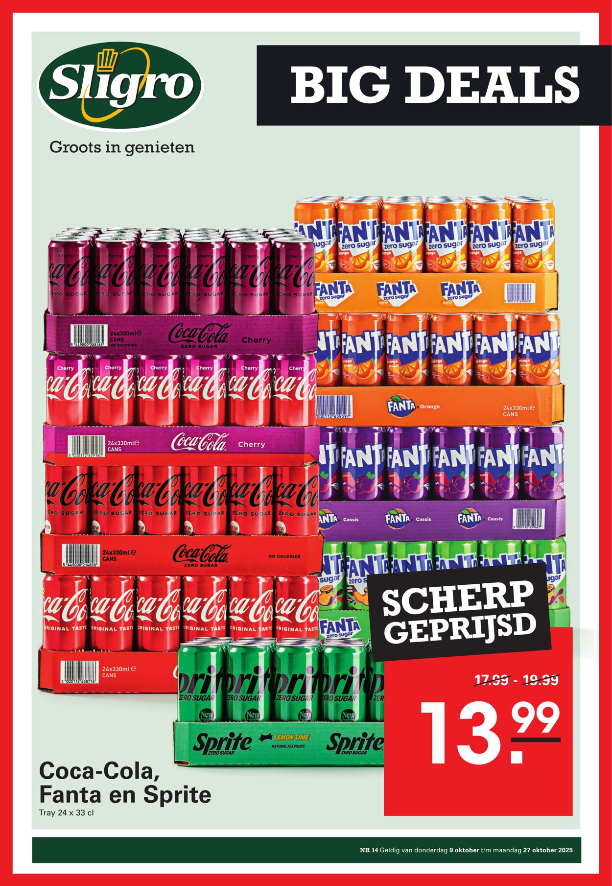 Folder Sligro 09.10.2025 - 27.10.2025