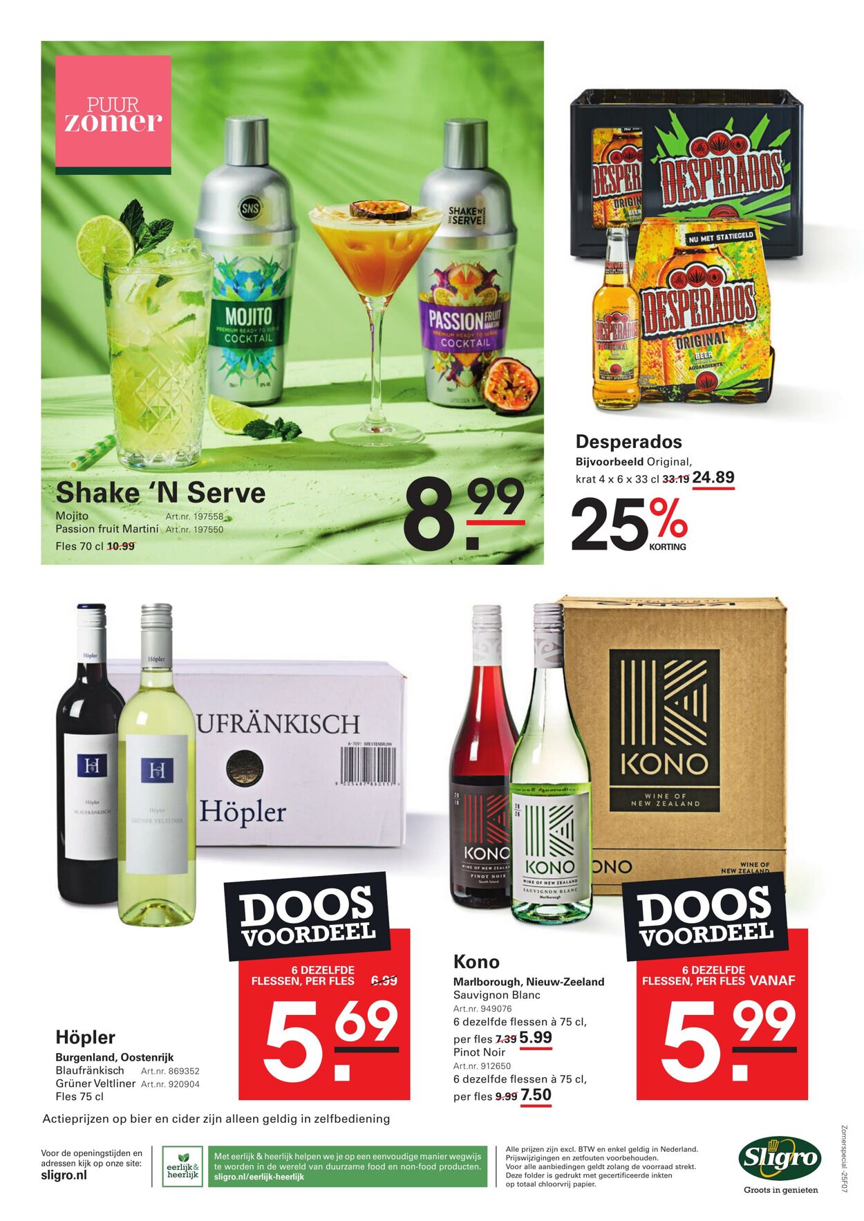 Folder Sligro 15.05.2025 - 02.06.2025
