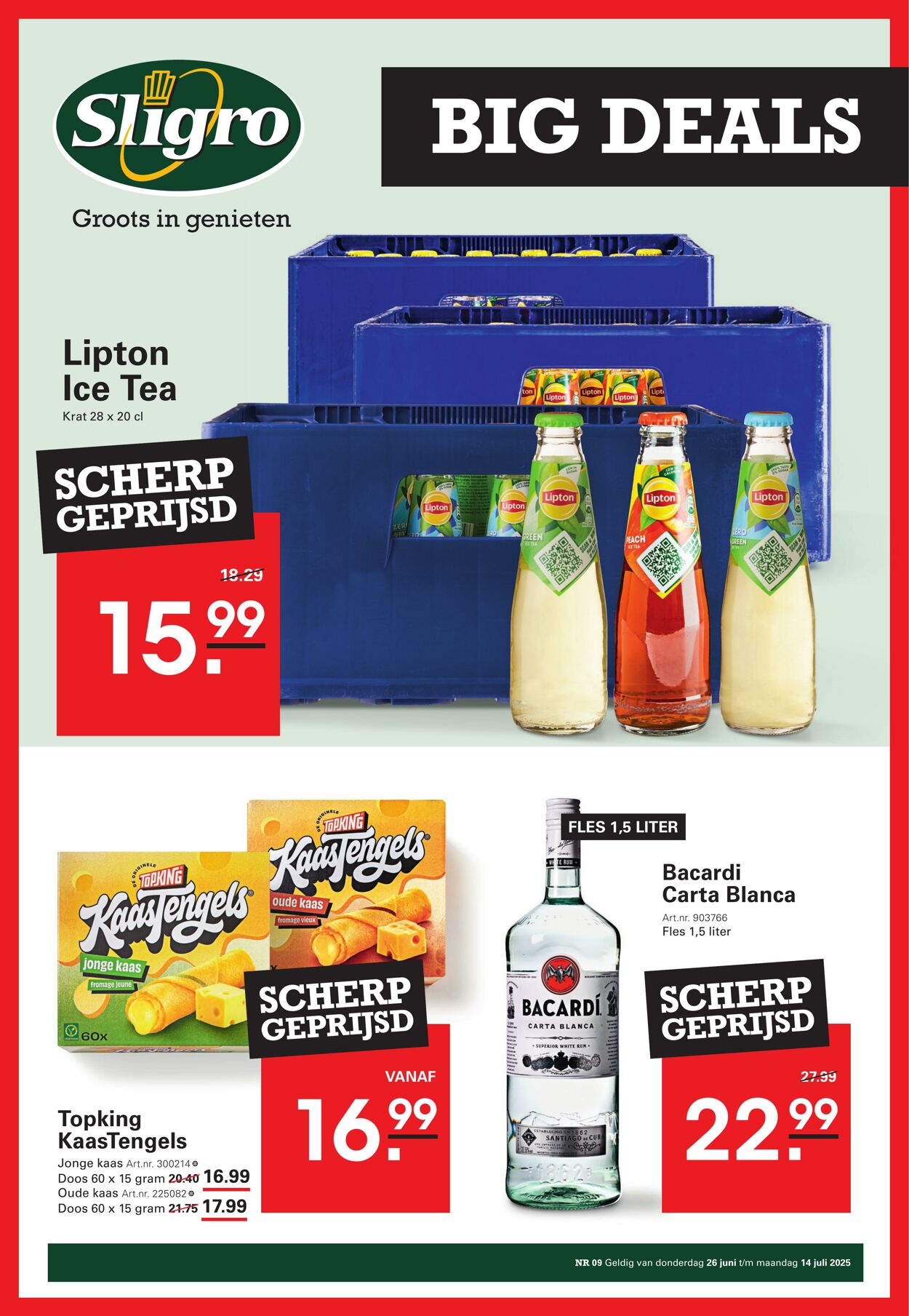 Folder Sligro 26.06.2025 - 14.07.2025