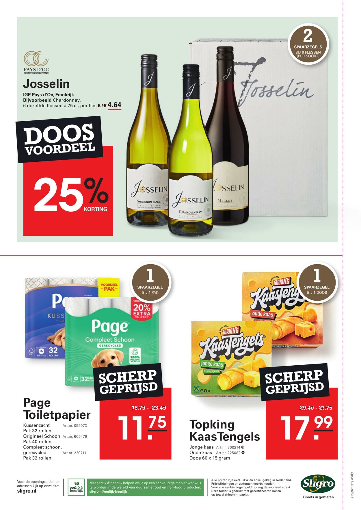 Folder Sligro 30.10.2025 - 17.11.2025