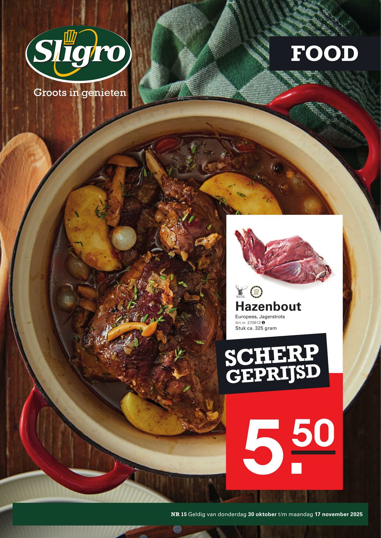 Folder Sligro 30.10.2025 - 17.11.2025