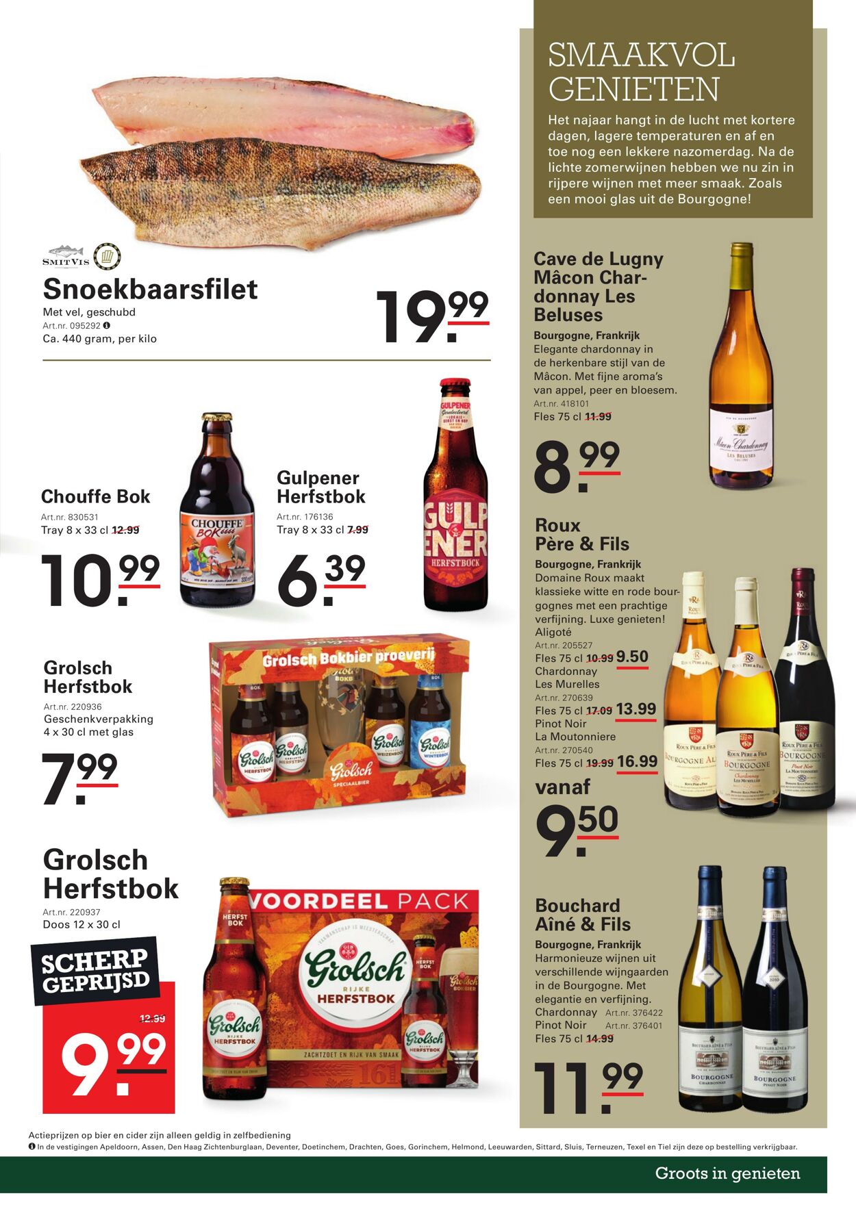 Folder Sligro 09.10.2025 - 27.10.2025