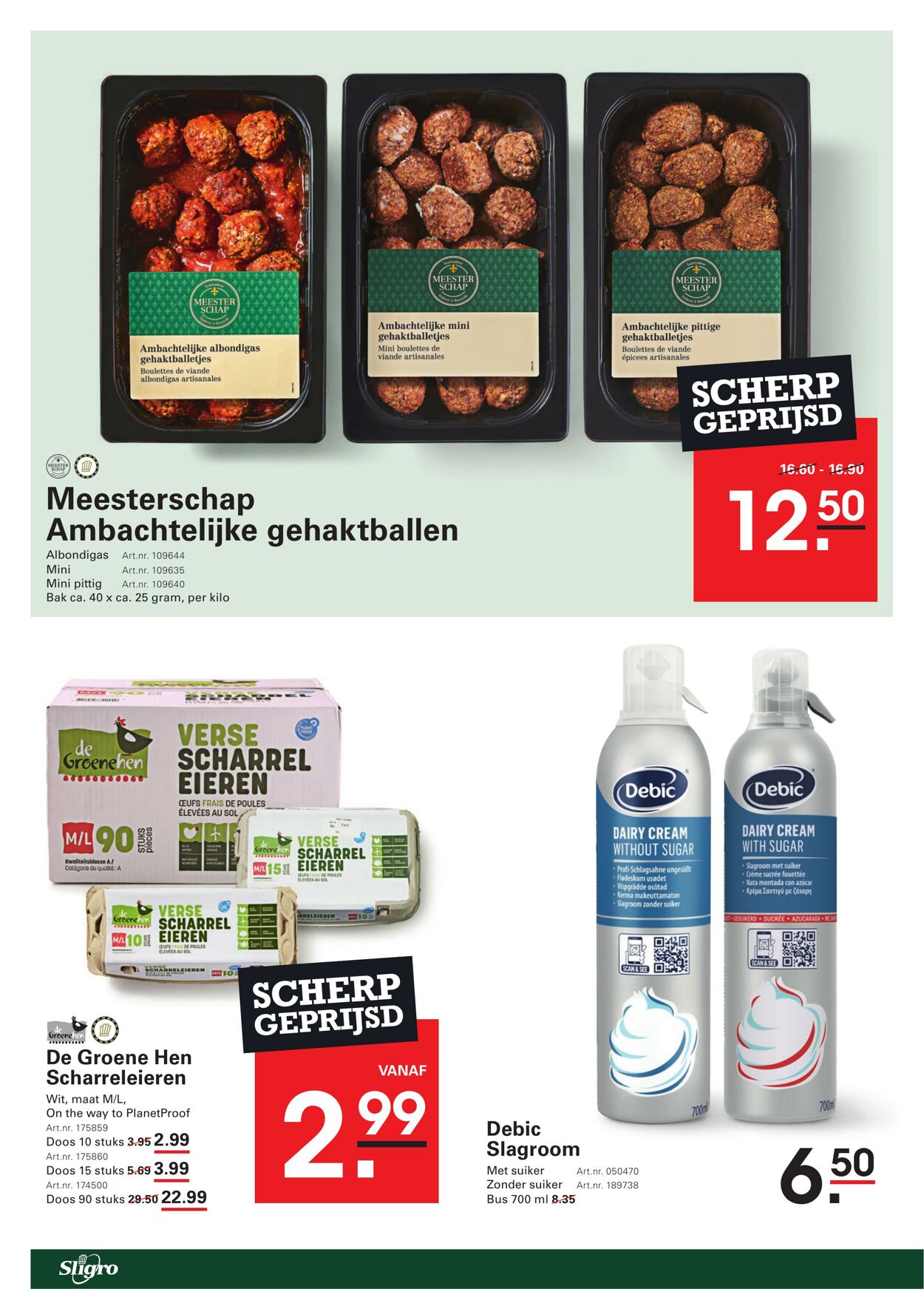 Folder Sligro 09.10.2025 - 27.10.2025