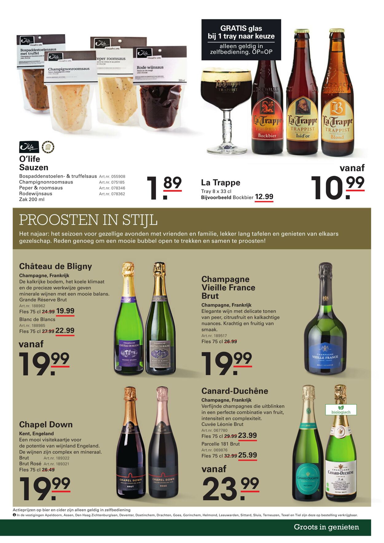 Folder Sligro 09.10.2025 - 27.10.2025