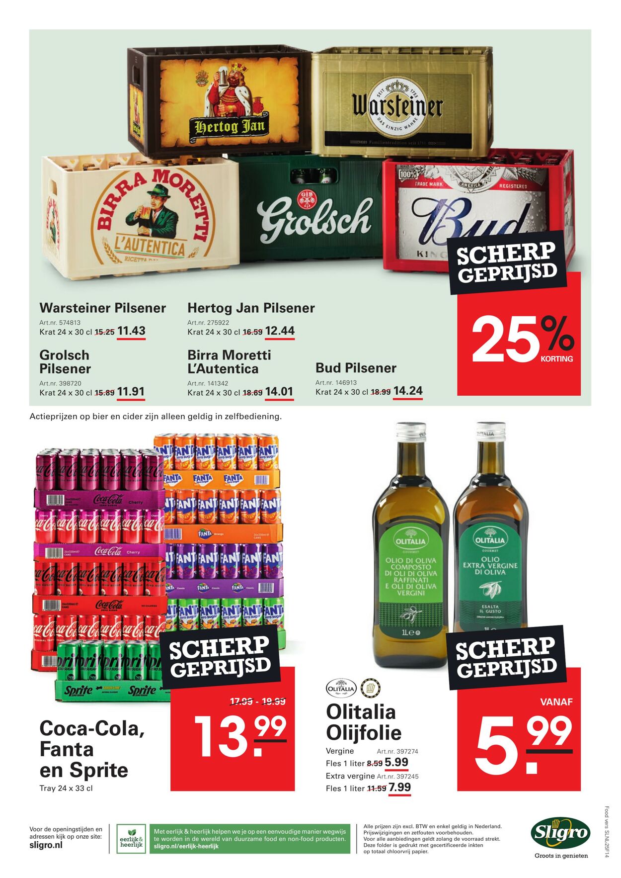 Folder Sligro 09.10.2025 - 27.10.2025