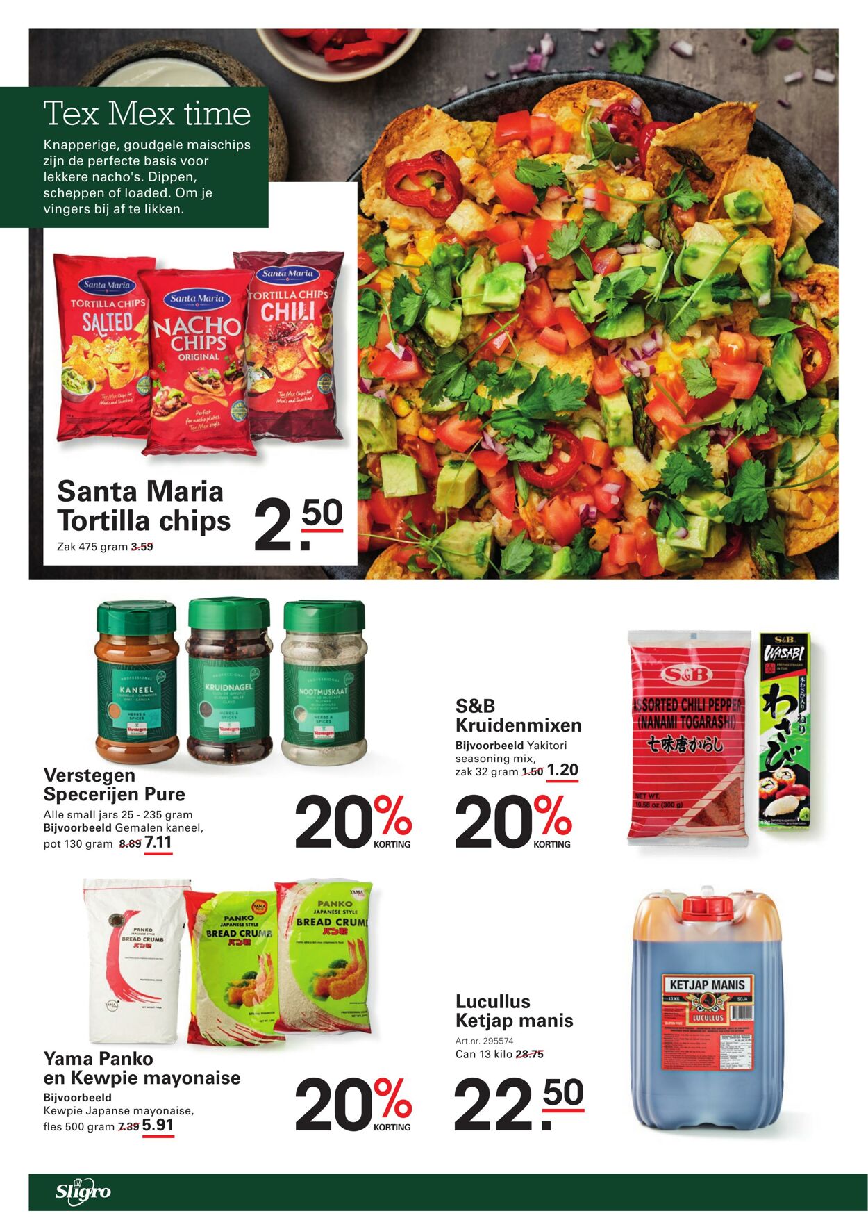 Folder Sligro 09.10.2025 - 27.10.2025