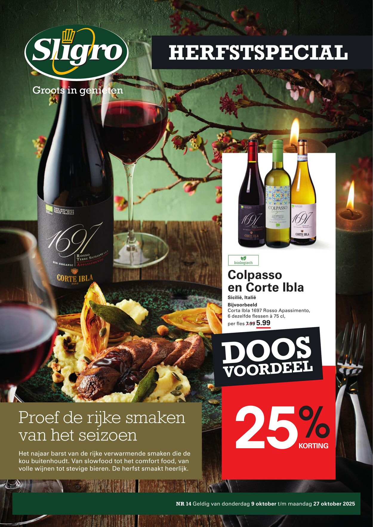 Folder Sligro 09.10.2025 - 27.10.2025