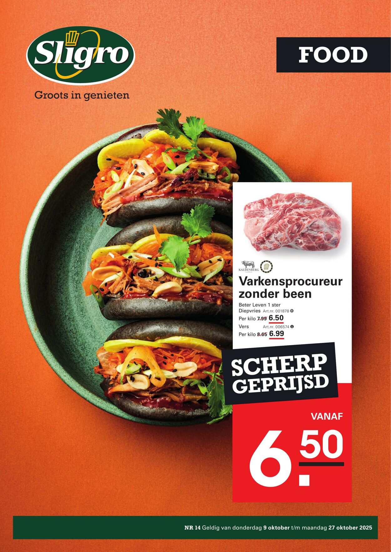 Folder Sligro 09.10.2025 - 27.10.2025