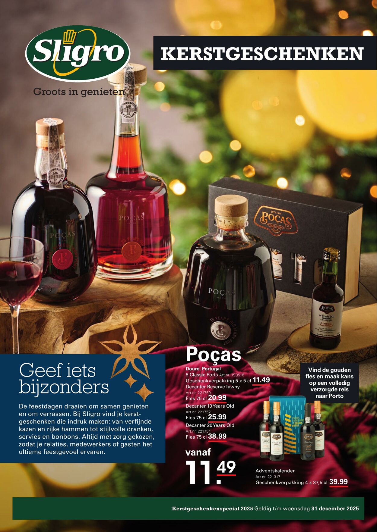 Folder Sligro 18.11.2025 - 31.12.2025
