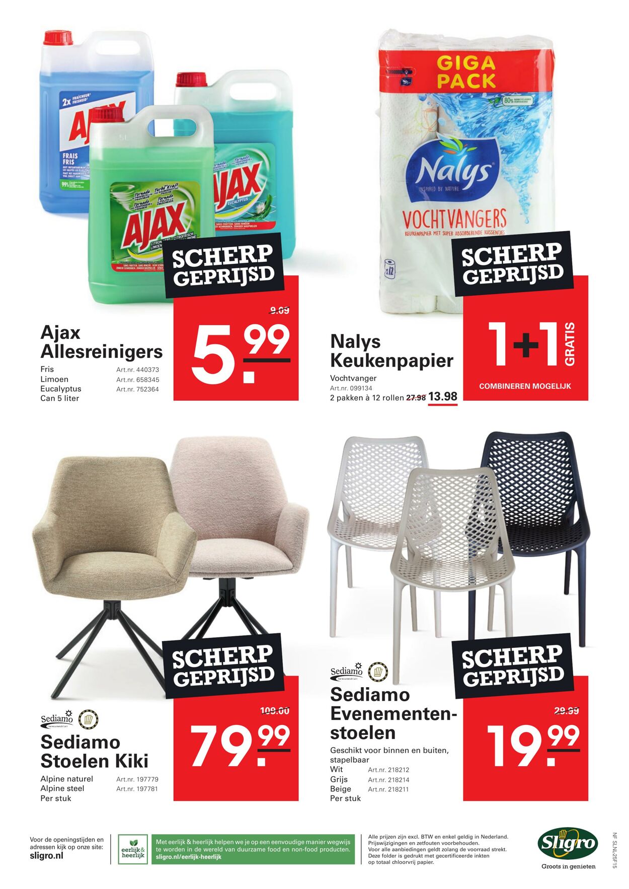 Folder Sligro 30.10.2025 - 17.11.2025
