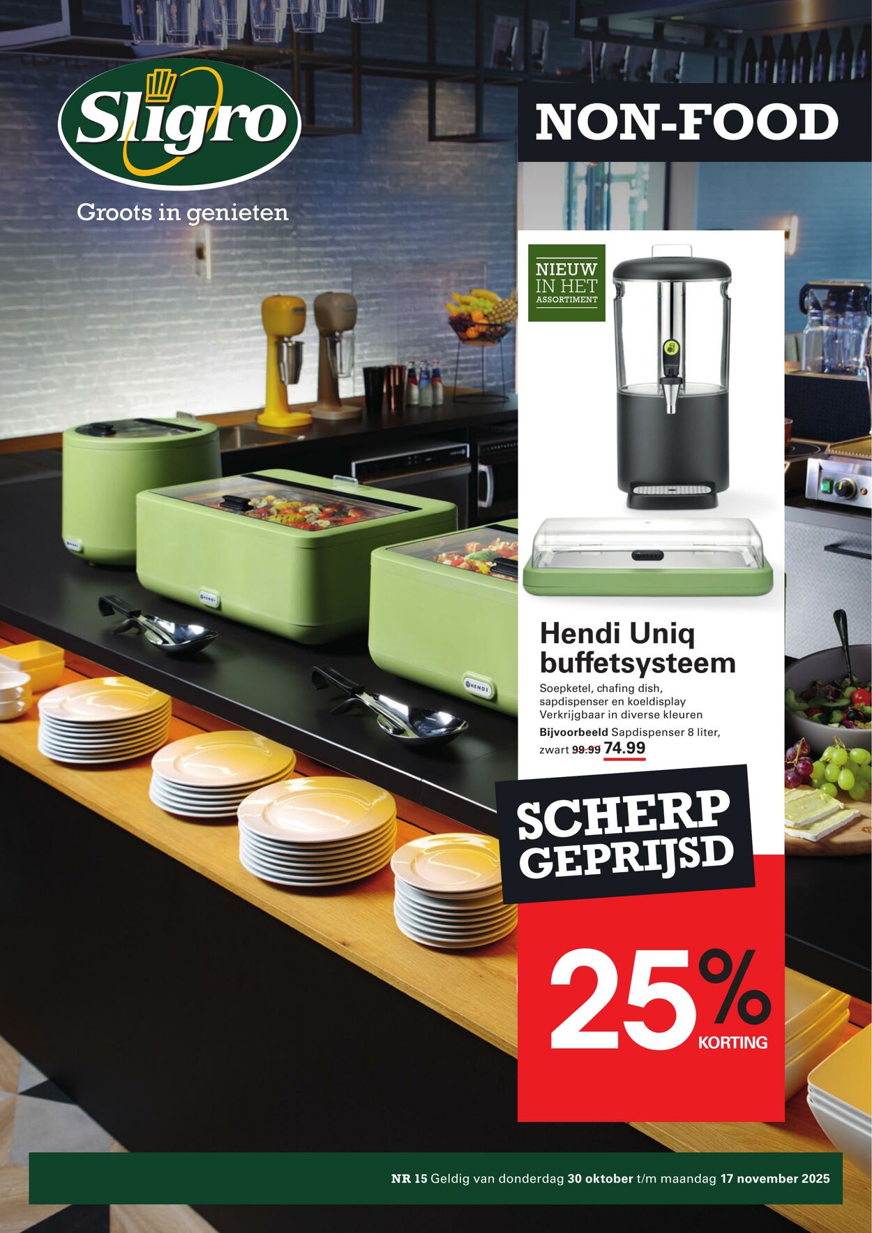Folder Sligro 30.10.2025 - 17.11.2025