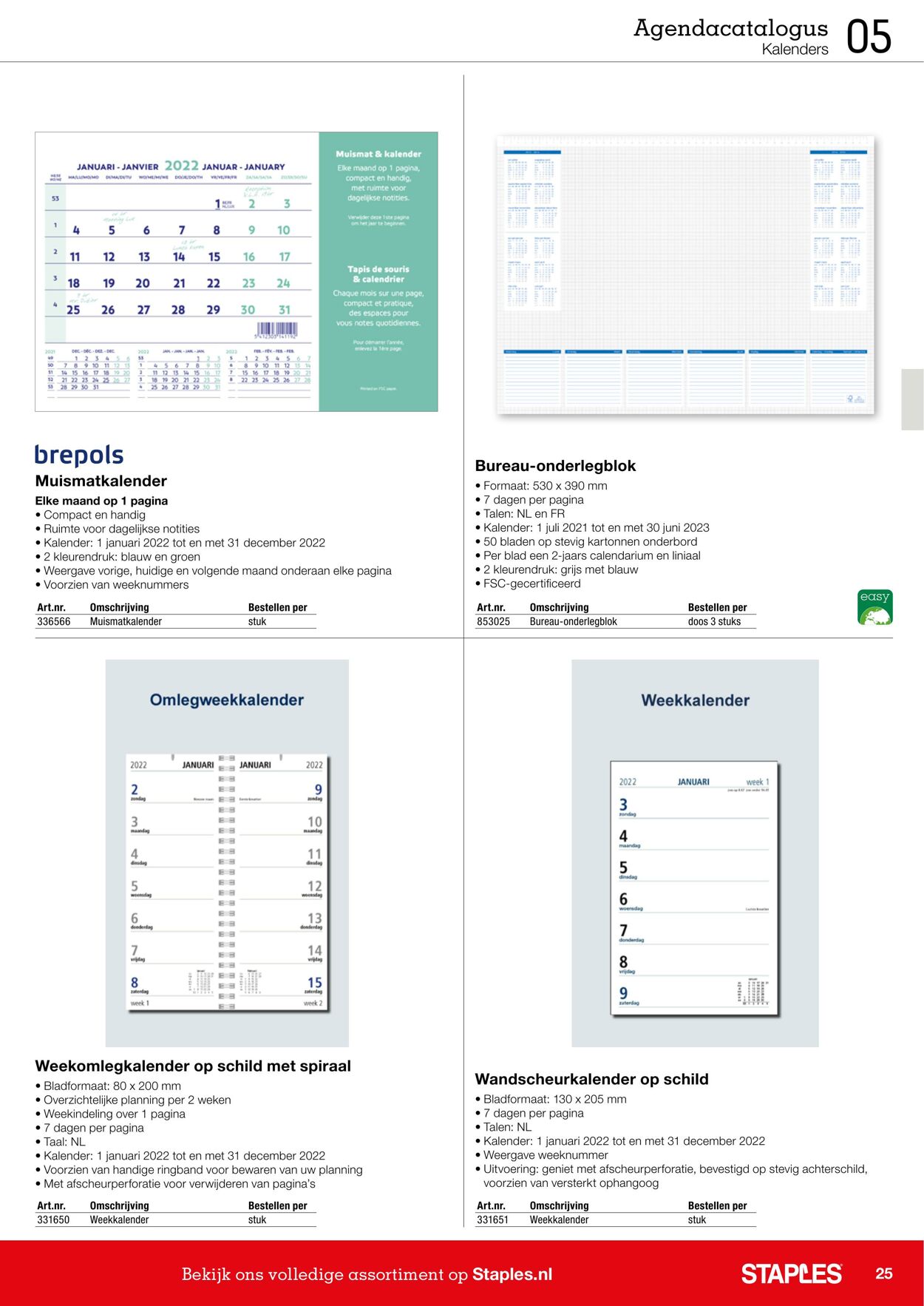 Folder Staples 01.01.2022 - 31.12.2022