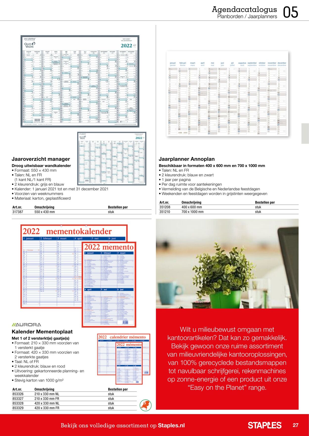 Folder Staples 01.01.2022 - 31.12.2022