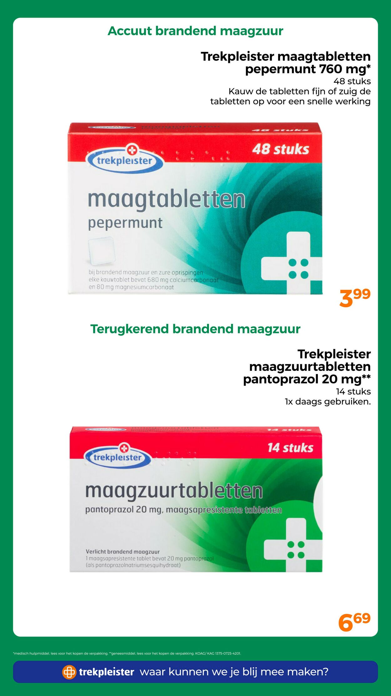 Folder Trekpleister 12.08.2025 - 17.08.2025