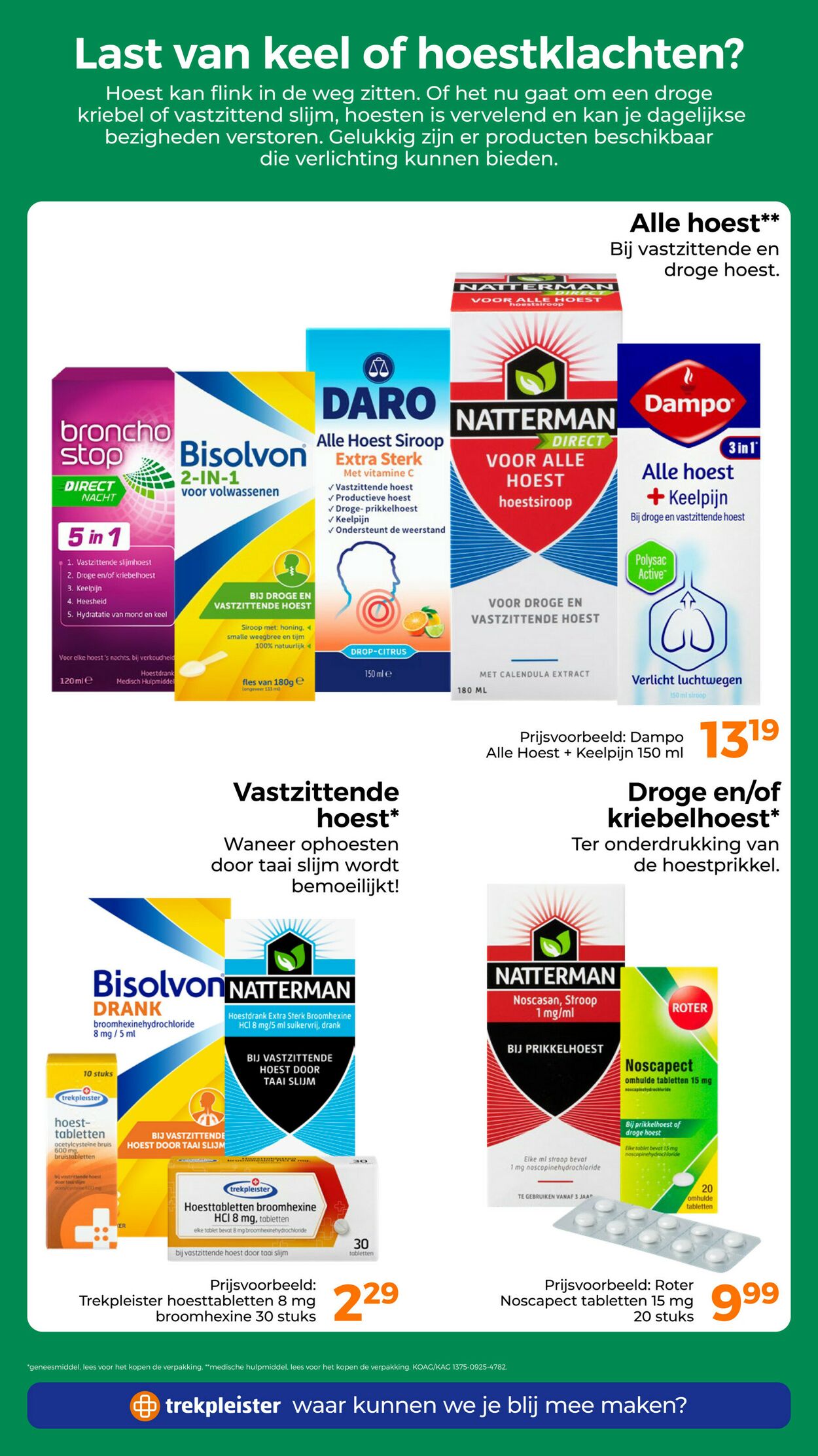 Folder Trekpleister 21.10.2025 - 26.10.2025