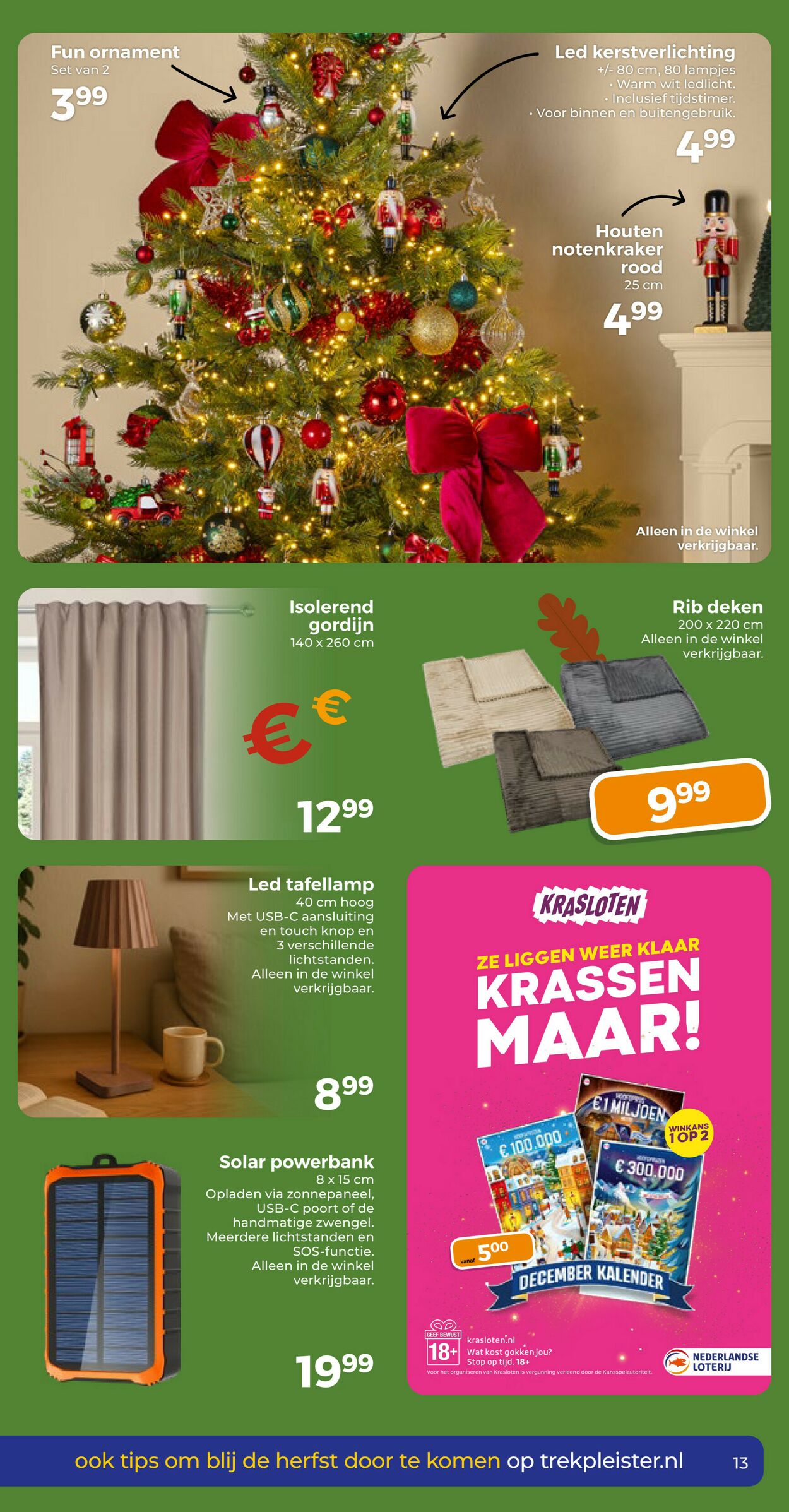 Folder Trekpleister 21.10.2025 - 26.10.2025
