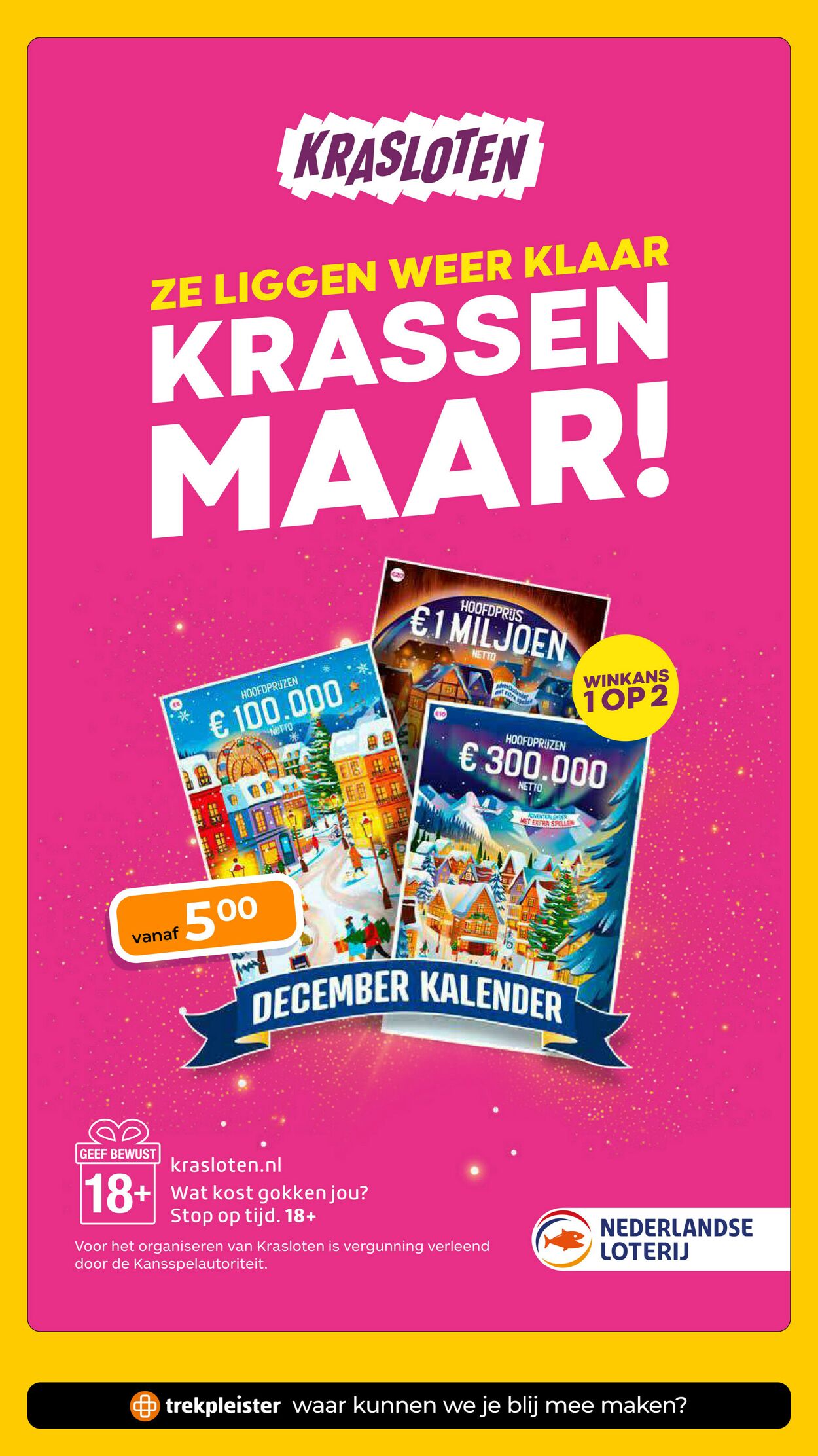 Folder Trekpleister 25.11.2025 - 30.11.2025
